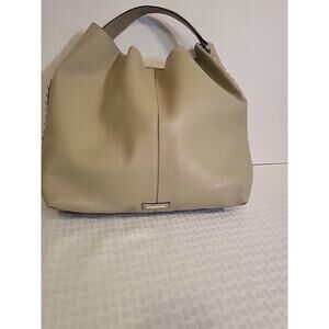 Rebecca Minkoff Purse Tan Leather Studded Hobo Attached Wallet I4 X18 Large *